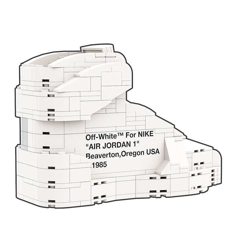 "Off-White Europe" Inspired Air Jordan 1 Bricks / Building Blocks Set