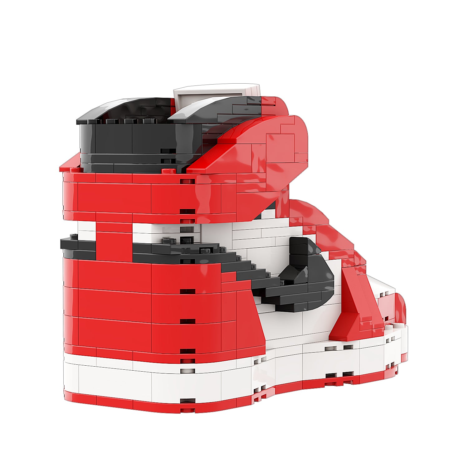 "Chicago" Inspired Air Jordan 1 Bricks / Building Blocks Set
