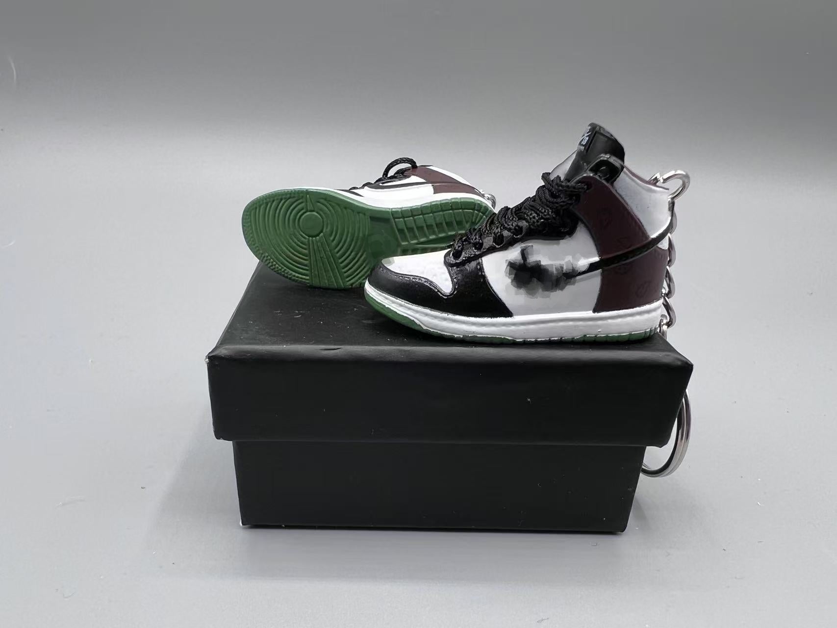 1:6 Scale Mini Sneaker – Doll Wear or Keychain - "Mocha Brown"