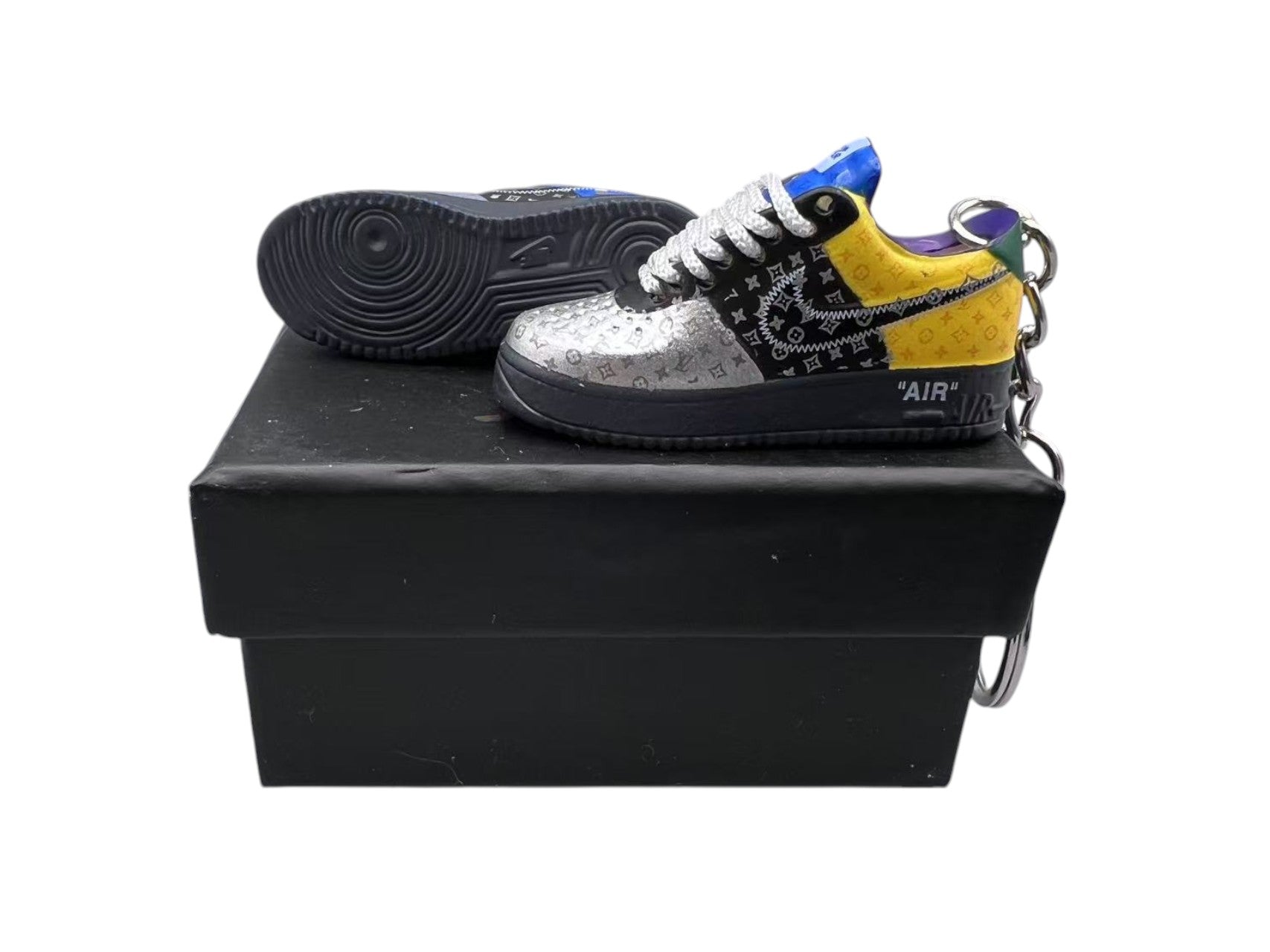 【Chrome Toe】Air Force 1 Shoe Keychain image 0