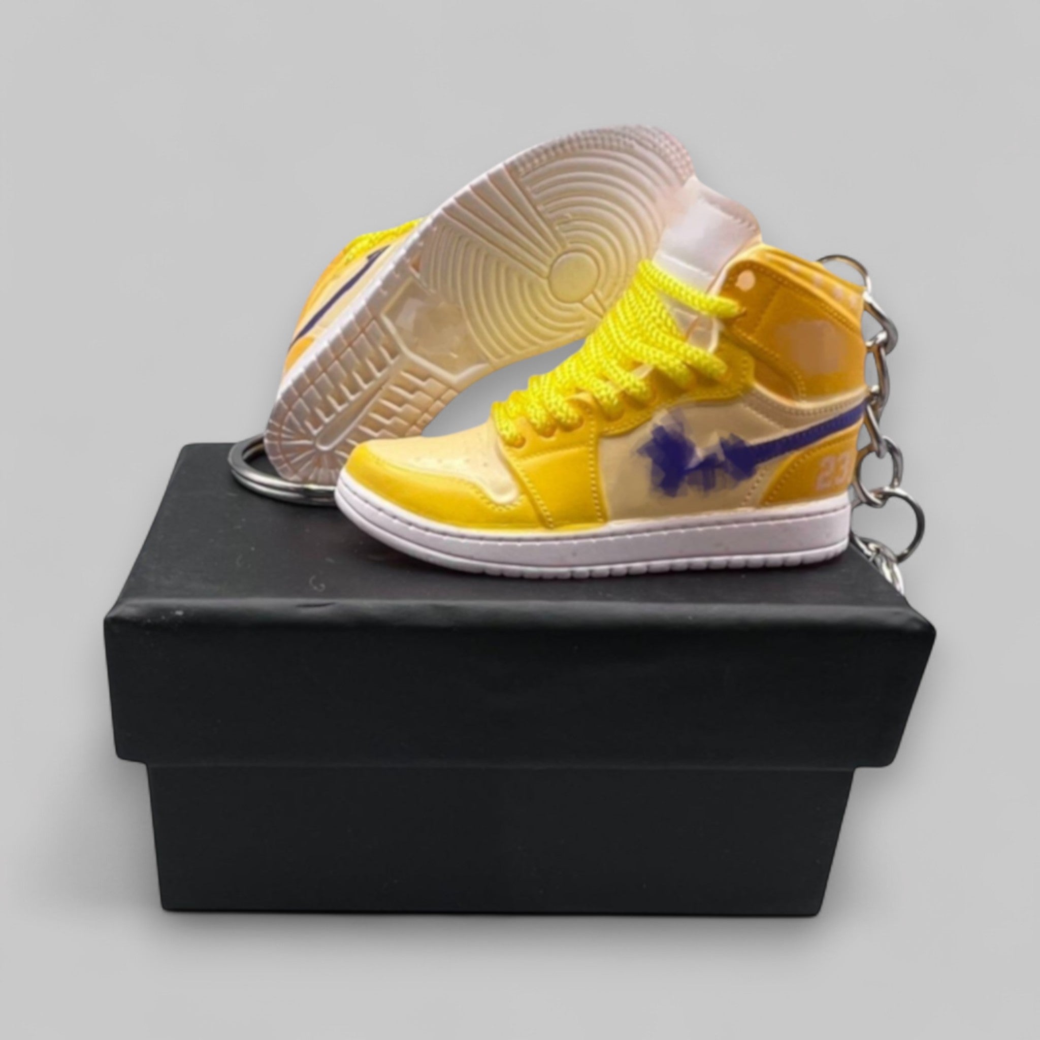 1:6 Scale Mini Sneaker – Doll Wear or Keychain - "LeBron James Inspired"