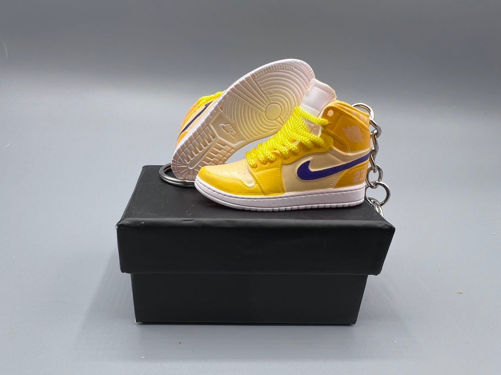 1:6 Scale Mini Sneaker – Doll Wear or Keychain - "LeBron James Inspired"