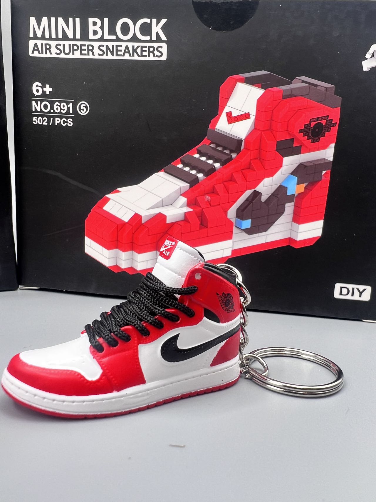 Mini Sneaker Building Blocks With Matching Shoe Keychain image 7