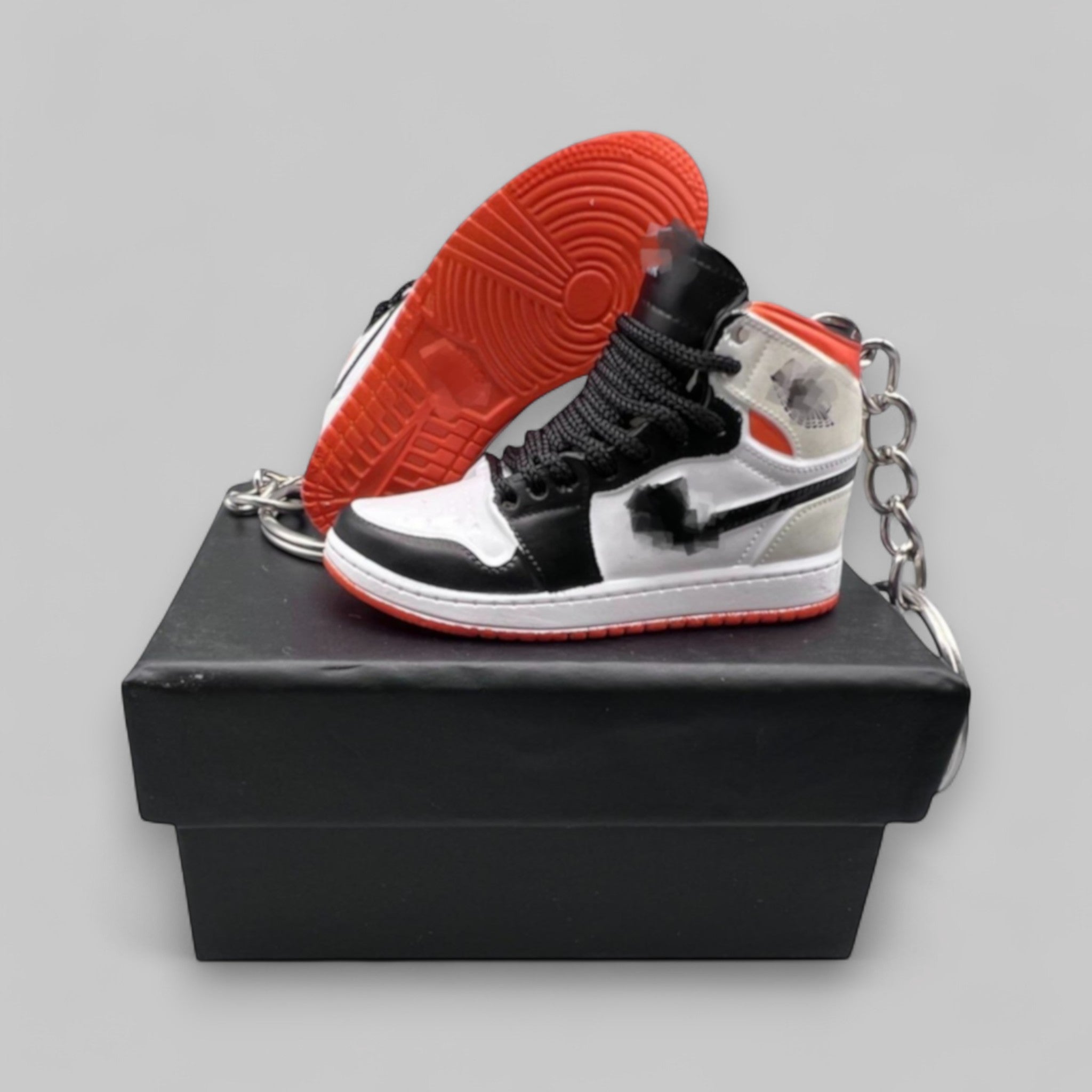 1:6 Scale Mini Sneaker – Doll Wear or Keychain - "Electro Orange"