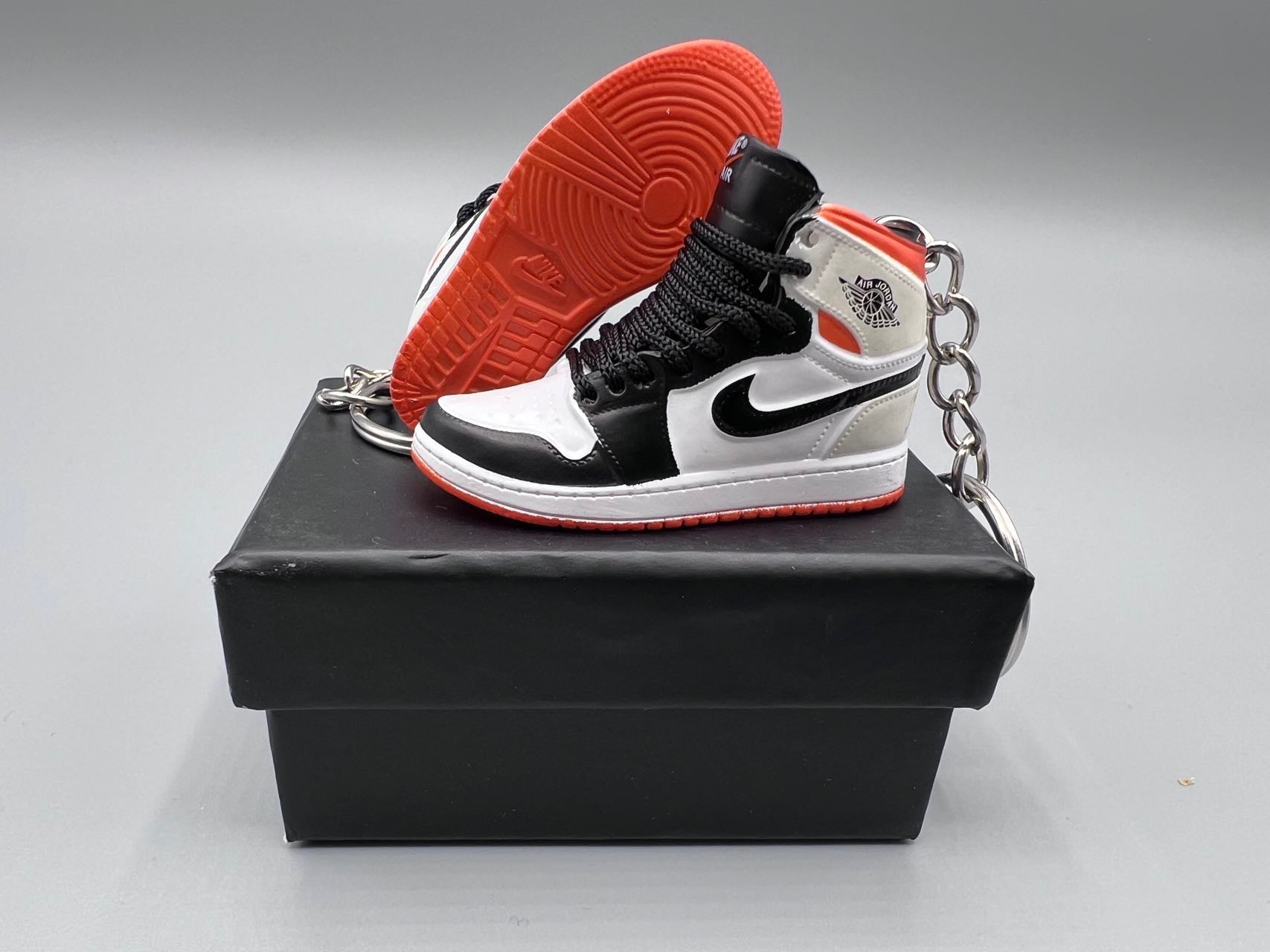 1:6 Scale Mini Sneaker – Doll Wear or Keychain - "Electro Orange"