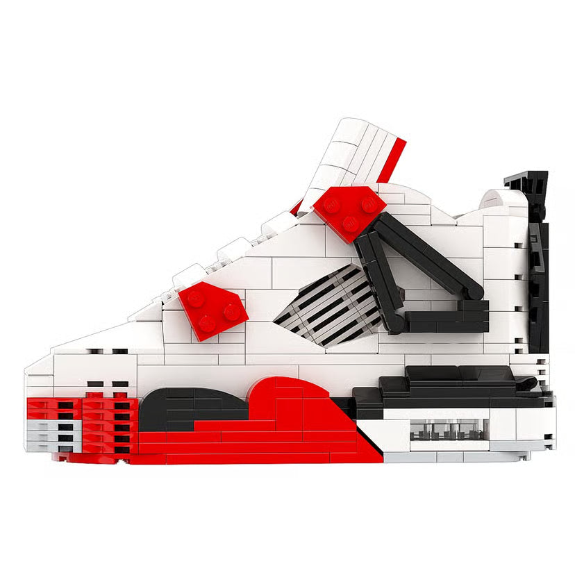 【Fire Red】Jordan 4 Bricks/Building Blocks/Lego image 0