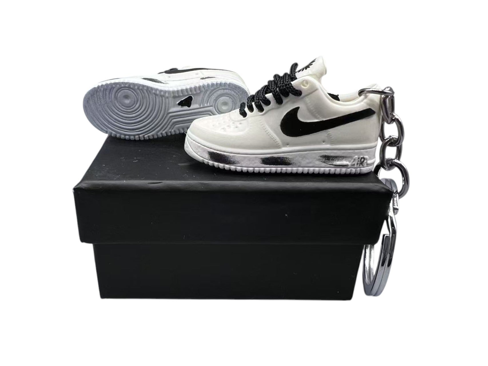 【White G-Dragon】Air Force 1 Shoe Keychain image 0