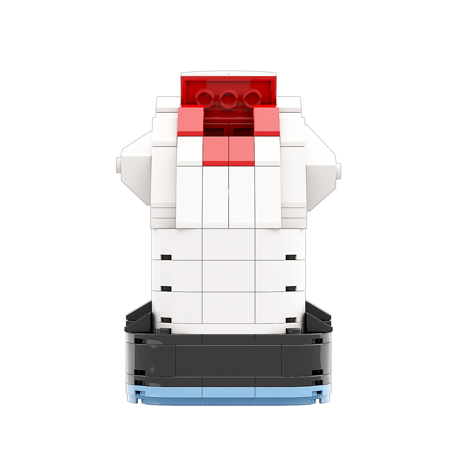 "Fire Red Silver Tongue" Inspired Air Jordan 5 Bricks / Building Blocks Set