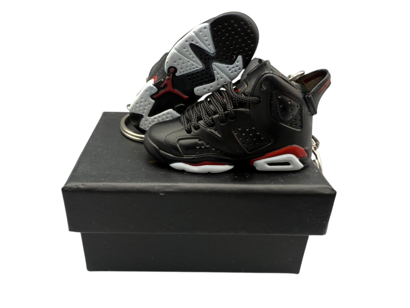 【Black Infrared】Air Jordan 6 Shoe Keychain image 0