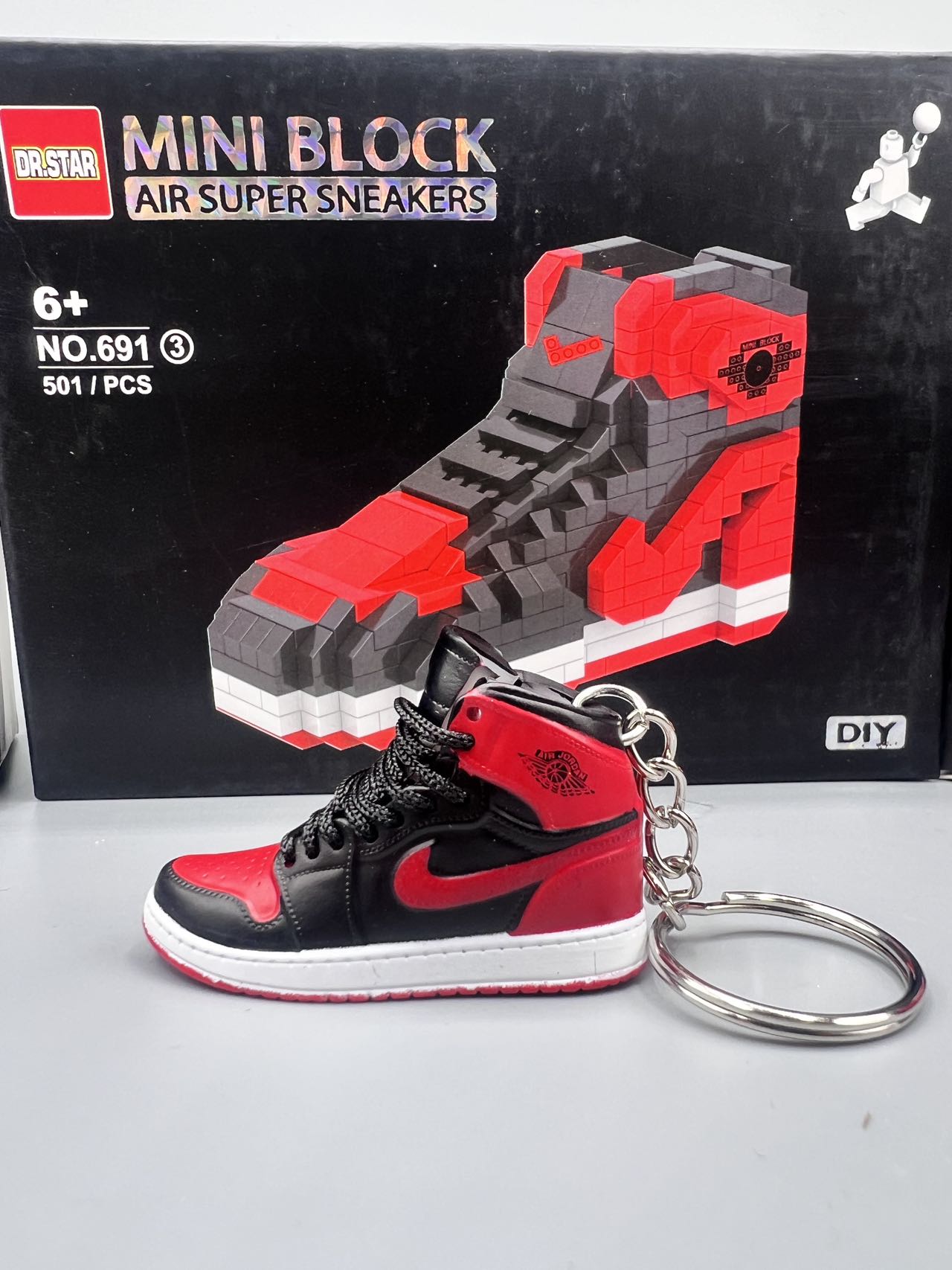 Mini Sneaker Building Blocks With Matching Shoe Keychain image 6