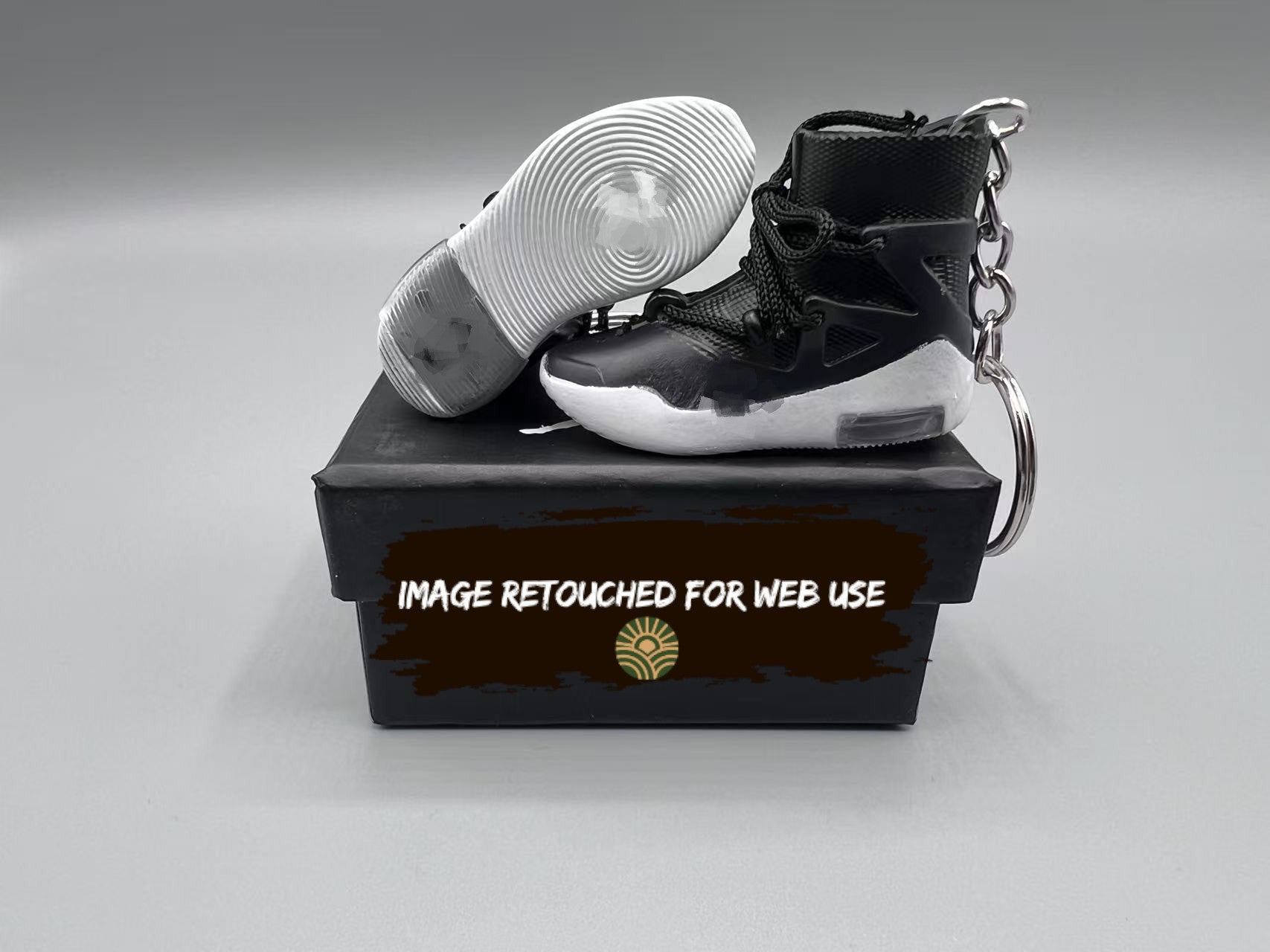 1:6 Scale Mini Sneaker – "F•O•G Black"