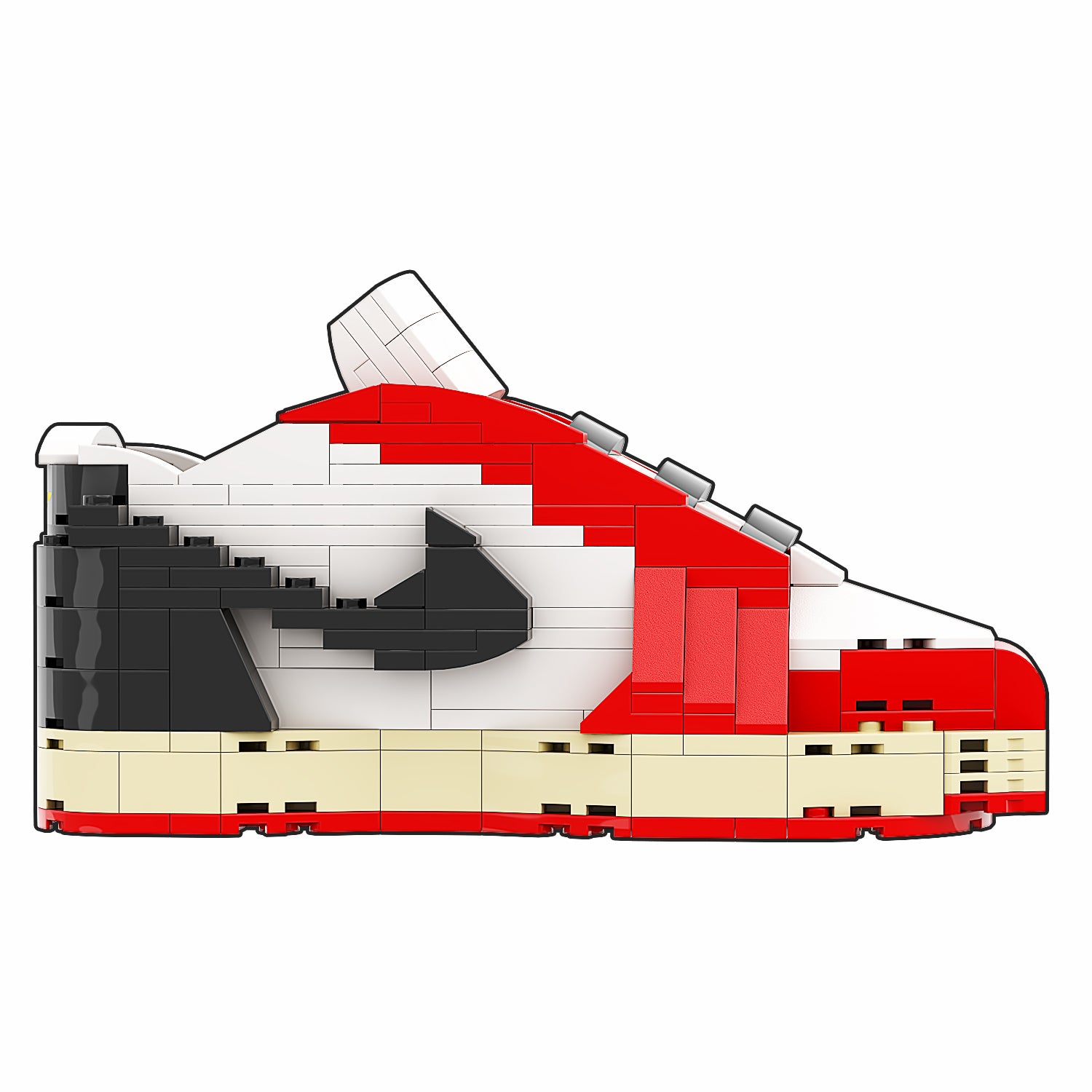 "Trophy Room" Inspired Air Jordan 1 Bricks / Building Blocks Set