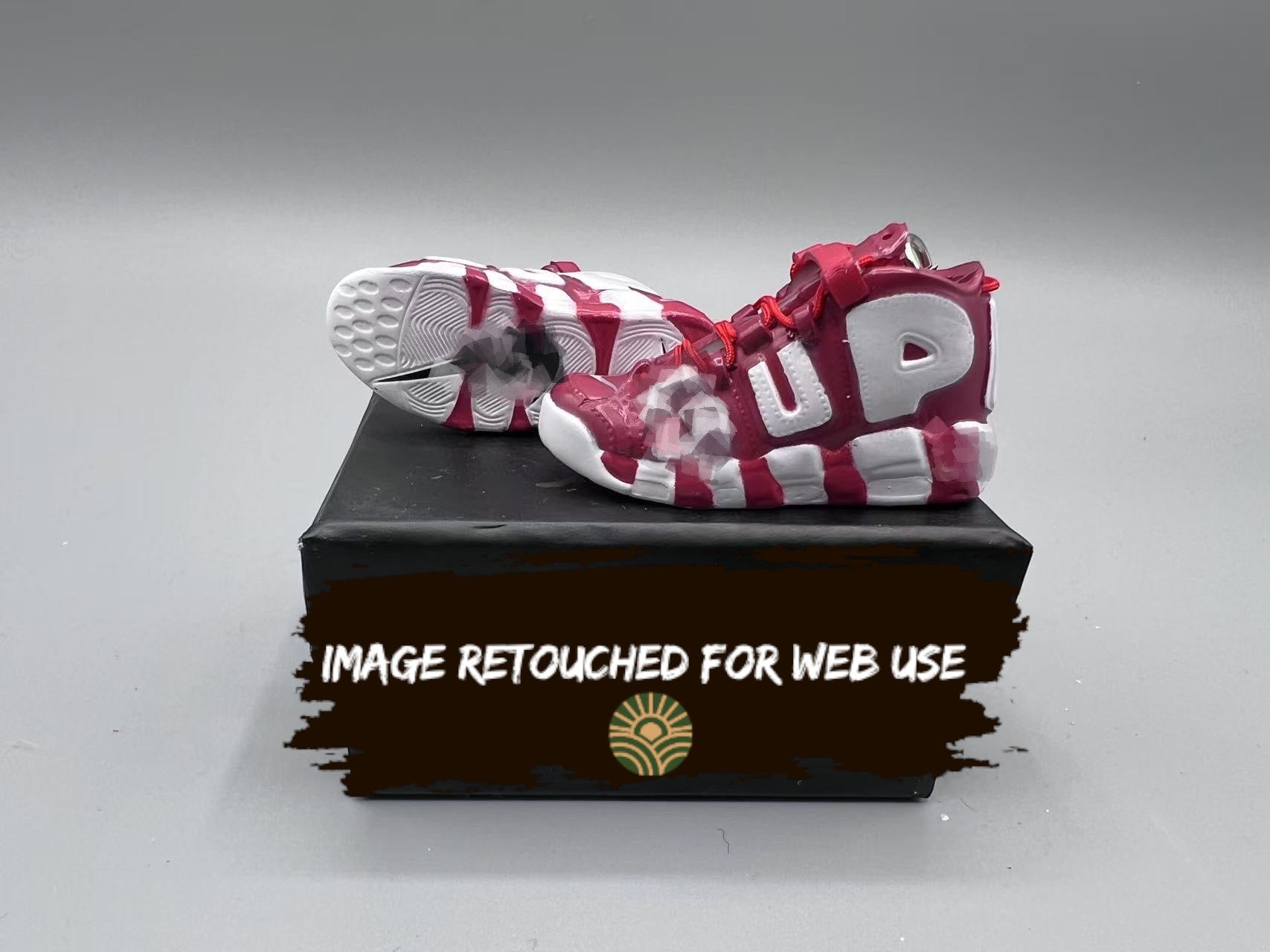 1:6 Mini Sneaker Keychain – “Suptempo Red/White”