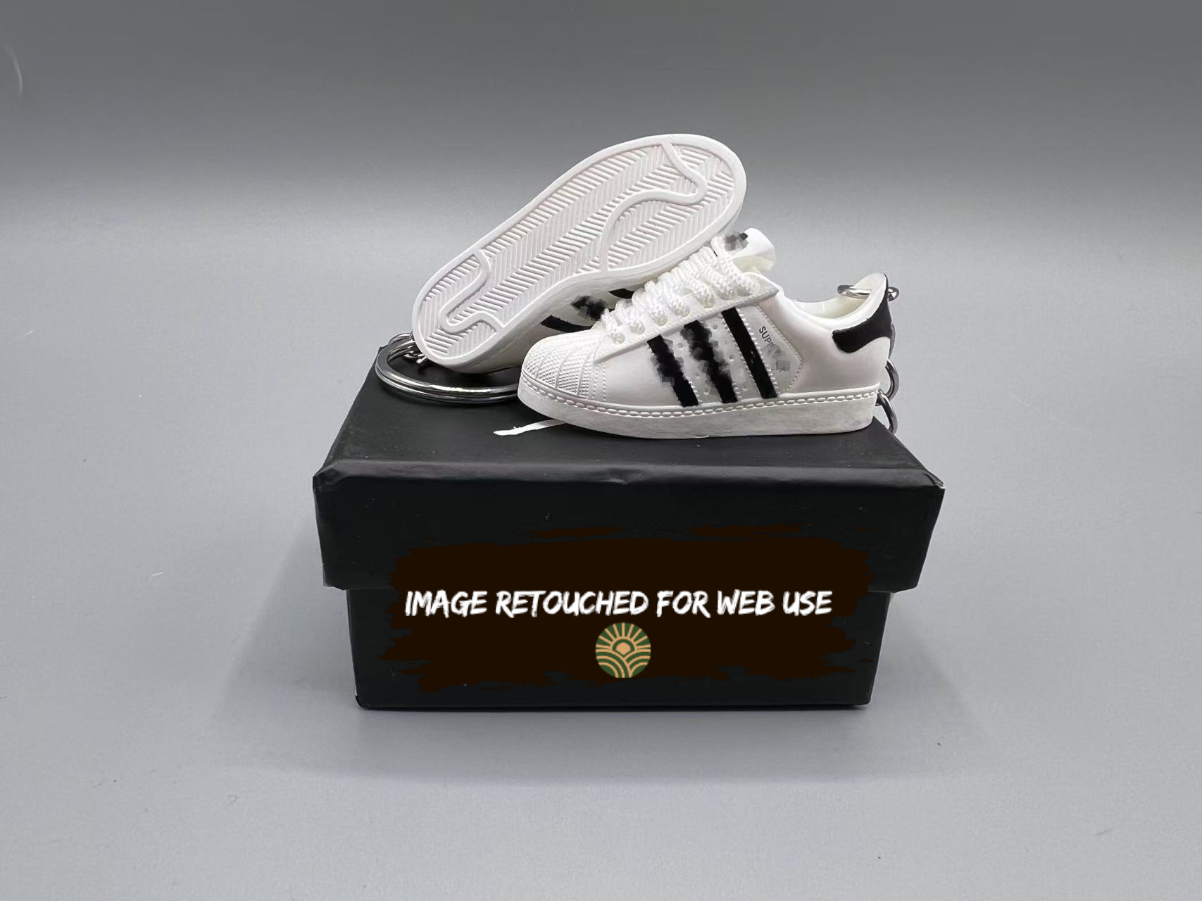 Classic Shell-Toe Mini Sneaker - White/Black