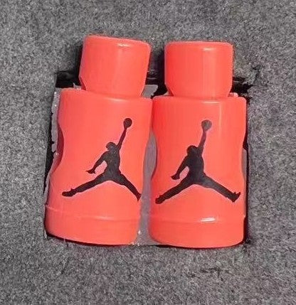 Replacement Jordan Lace Locks (Coral Flat/Black)