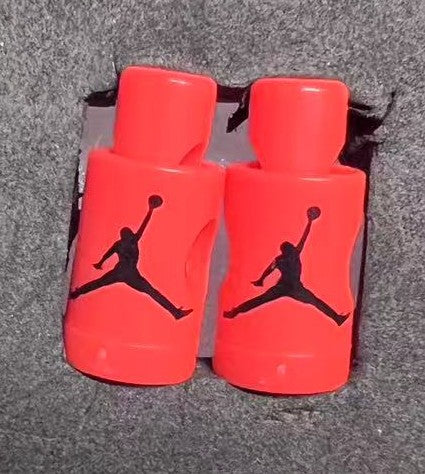 Replacement Jordan Lace Locks (Infrared/Black)(Not Red)