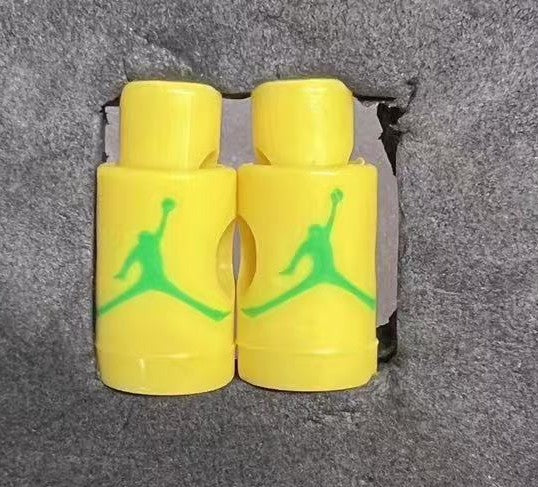 Replacement Jordan Lace Locks (Yellow/Green)