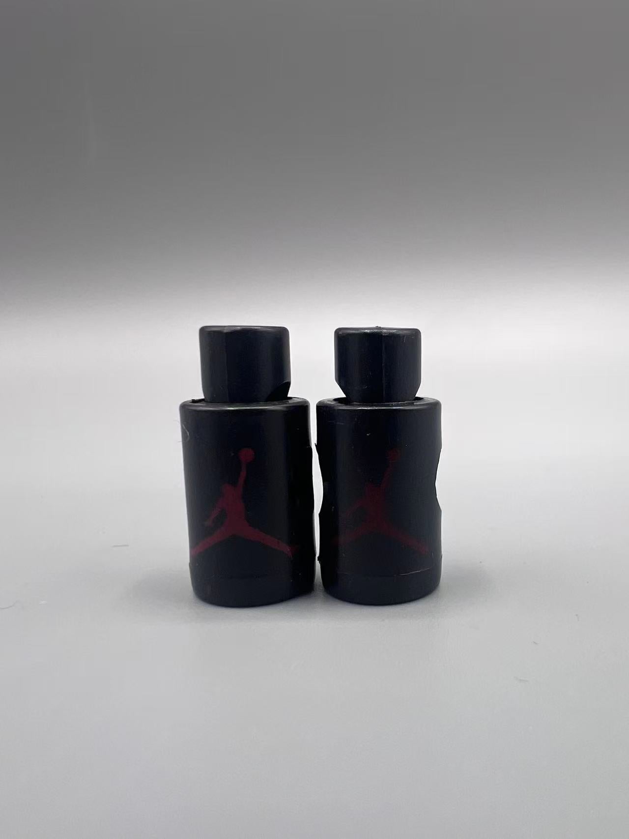 Replacement Jordan Lace Locks (Black/Red)