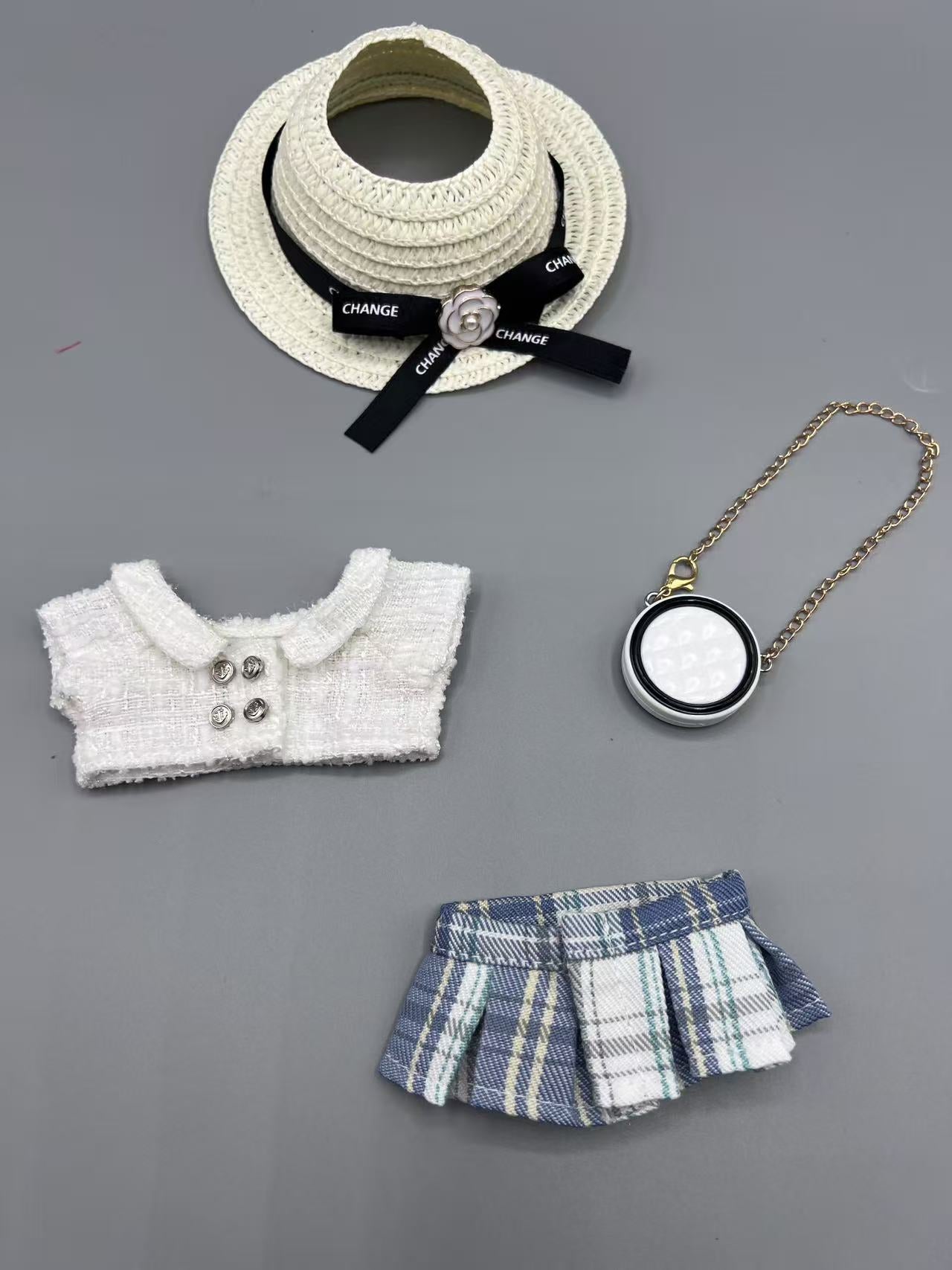Popmart Labubu Clothes + Bag Set