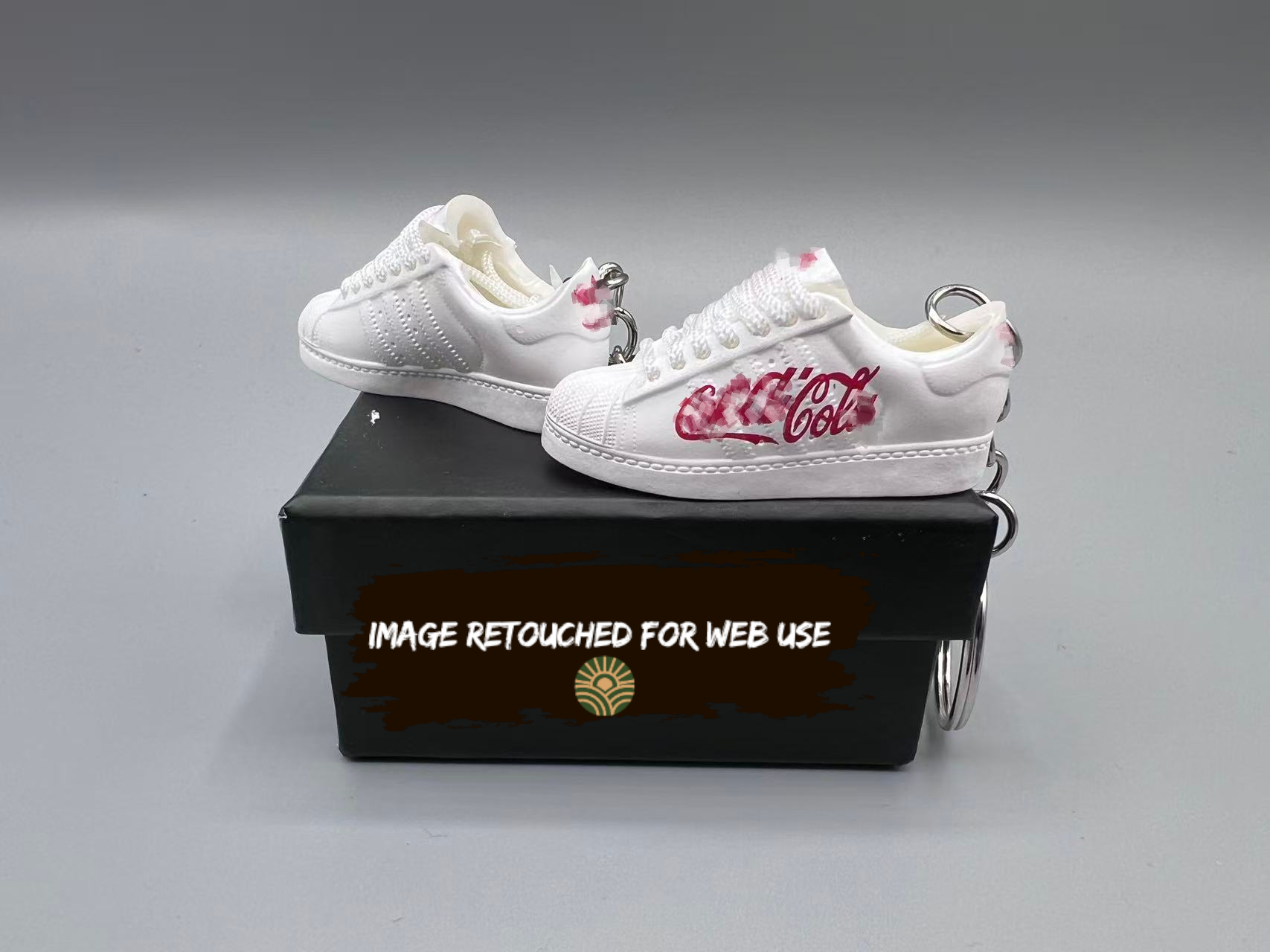 Classic Shell-Toe Mini Sneaker - Fizzy Soda Edition (White)