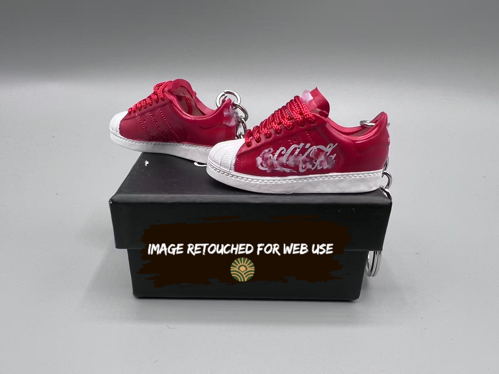 Classic Shell-Toe Mini Sneaker - Fizzy Soda Edition (Red/White)