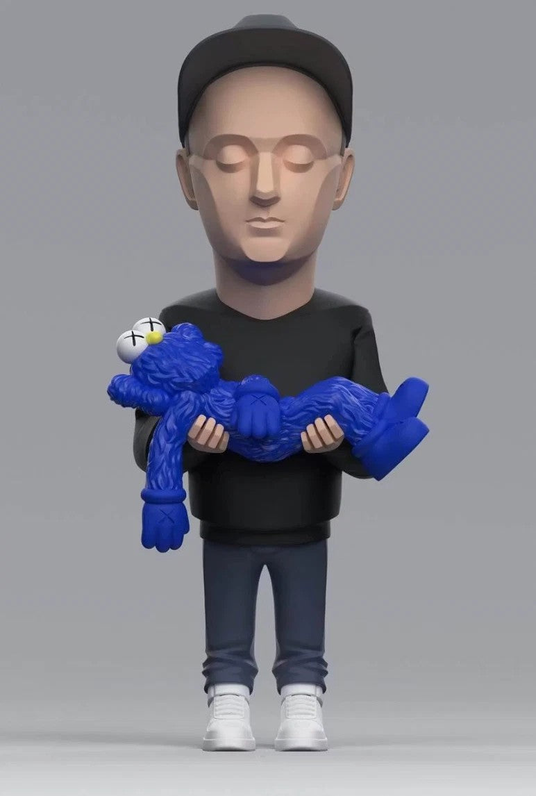 Celebrity Artist Actor Designer Culture Luxury Figure (Bryan Donnelly KAWS Blue)