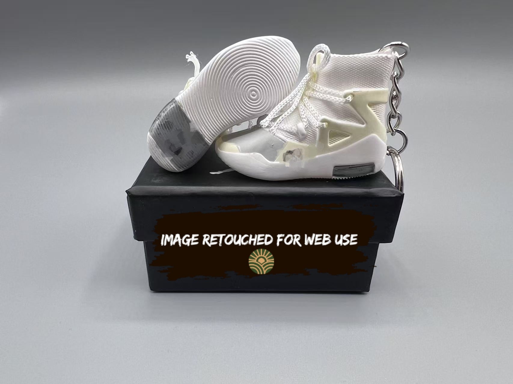 1:6 Scale Mini Sneaker – "F•O•G White"