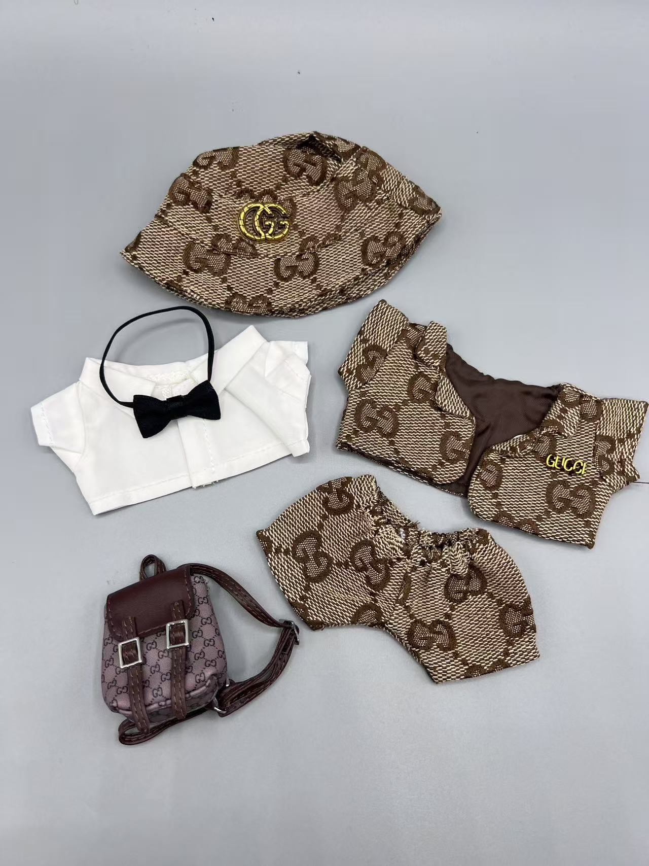 Popmart Labubu Clothes + Bag Set