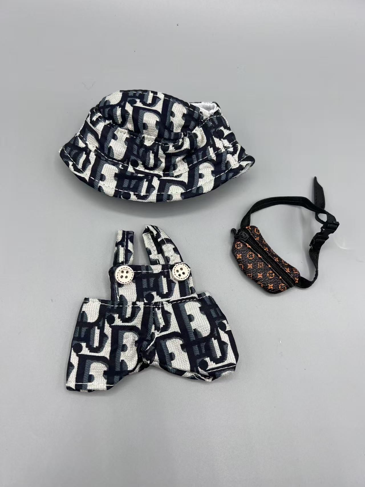 Popmart Labubu Clothes + Bag Set
