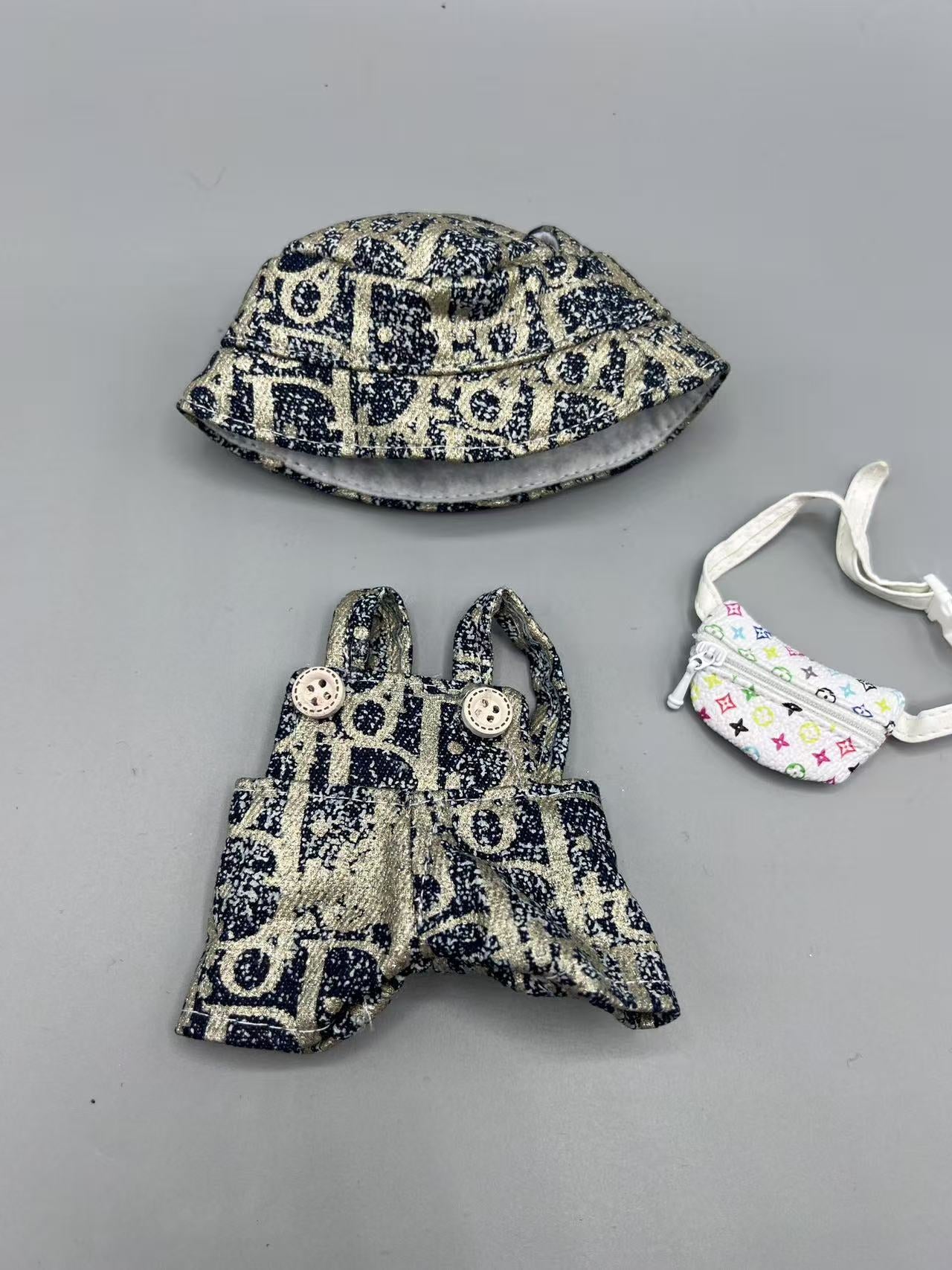 Popmart Labubu Clothes + Bag Set