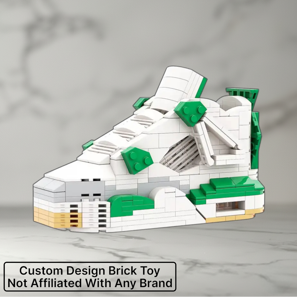 Artist Edition: AJ4 Pine Green Sneaker Bricks