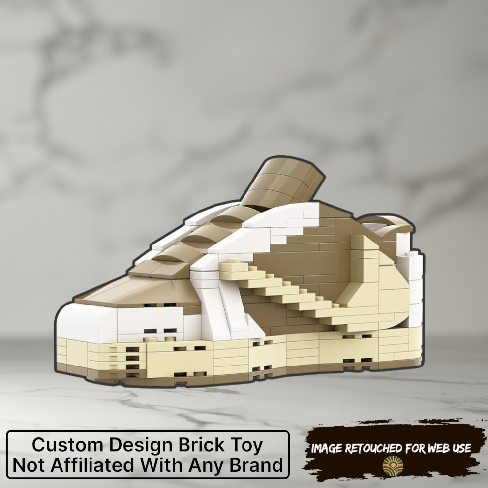 Artist Edition: AJ1 Low Reverse Mocha Sneaker Bricks