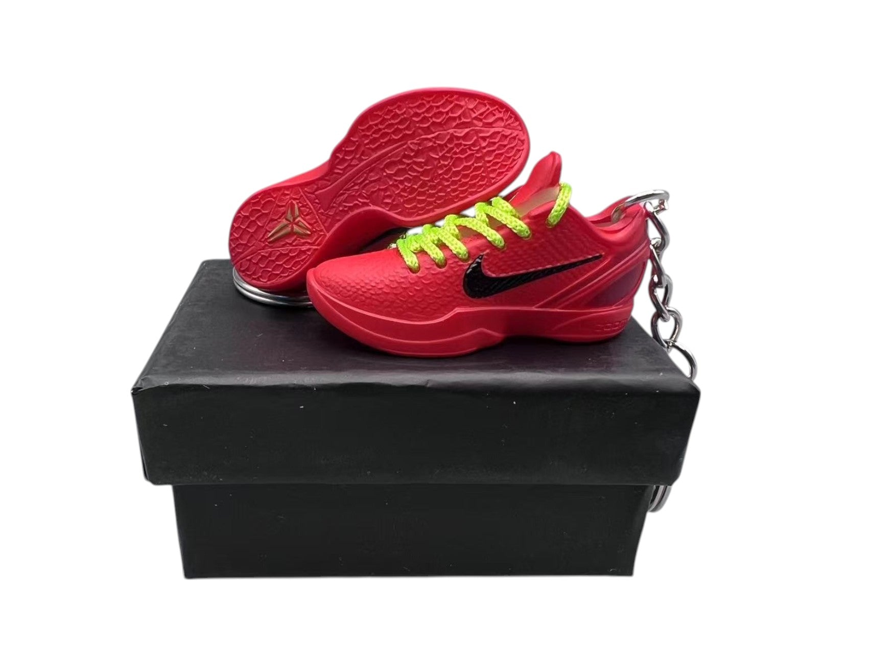 【Reverse Grinch】Kobe 6 Protro Sneaker Keychain image 0
