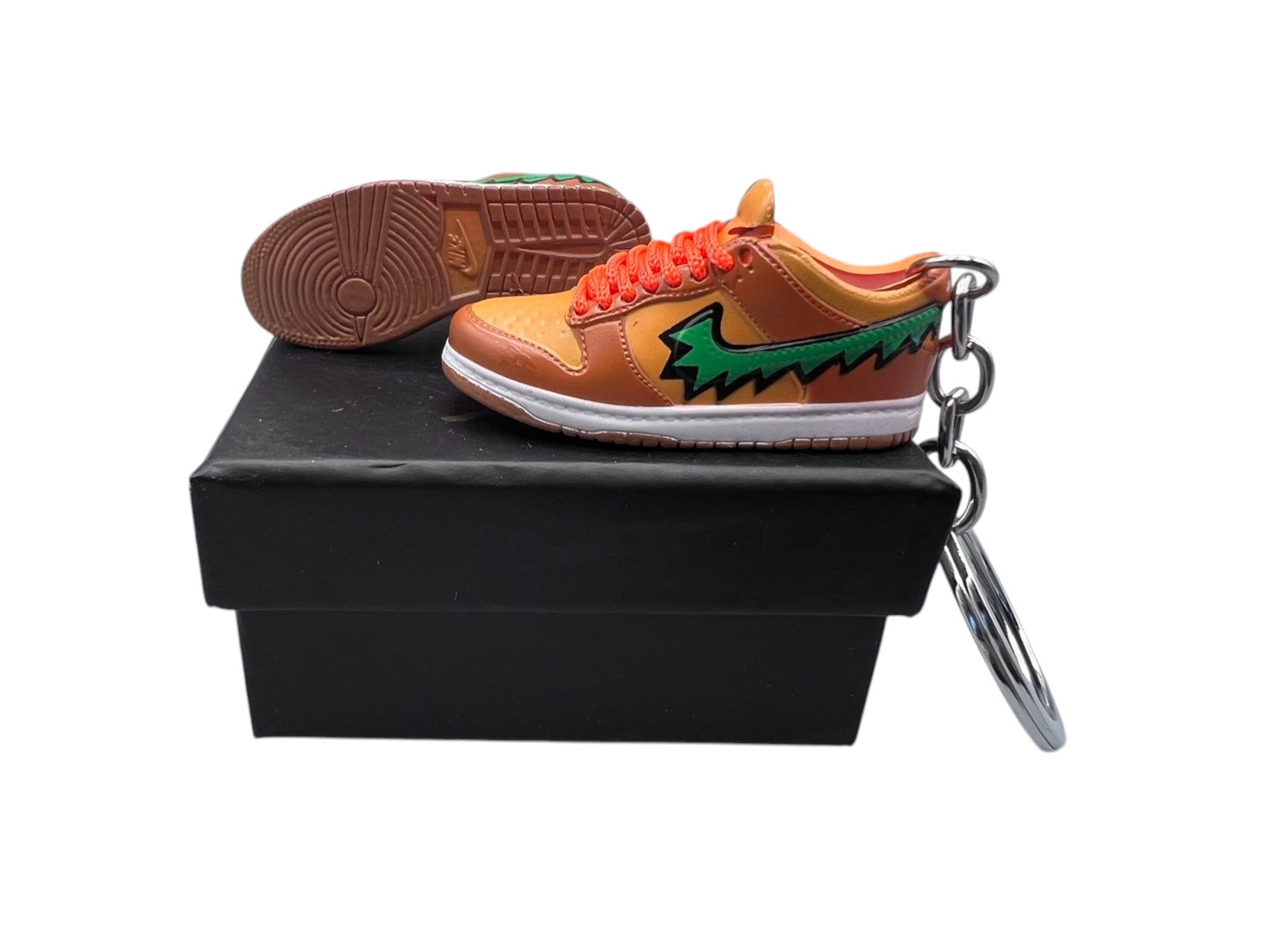 【Grateful Dead Bears Orange】SB Dunk Shoe Keychain image 0