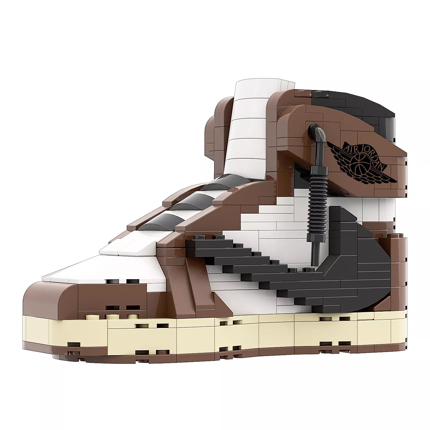 【Travis Scott Mocha High 】AJ1 Bricks/Building Blocks/None Lego But Compatible image 2