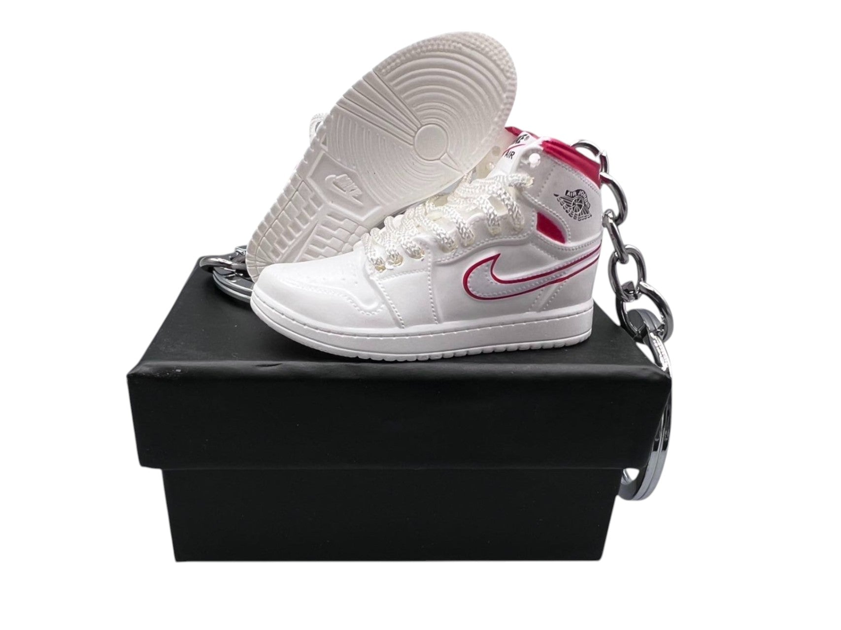 【Phantom Gym Red 】Jordan 1 Shoe Keychain image 0