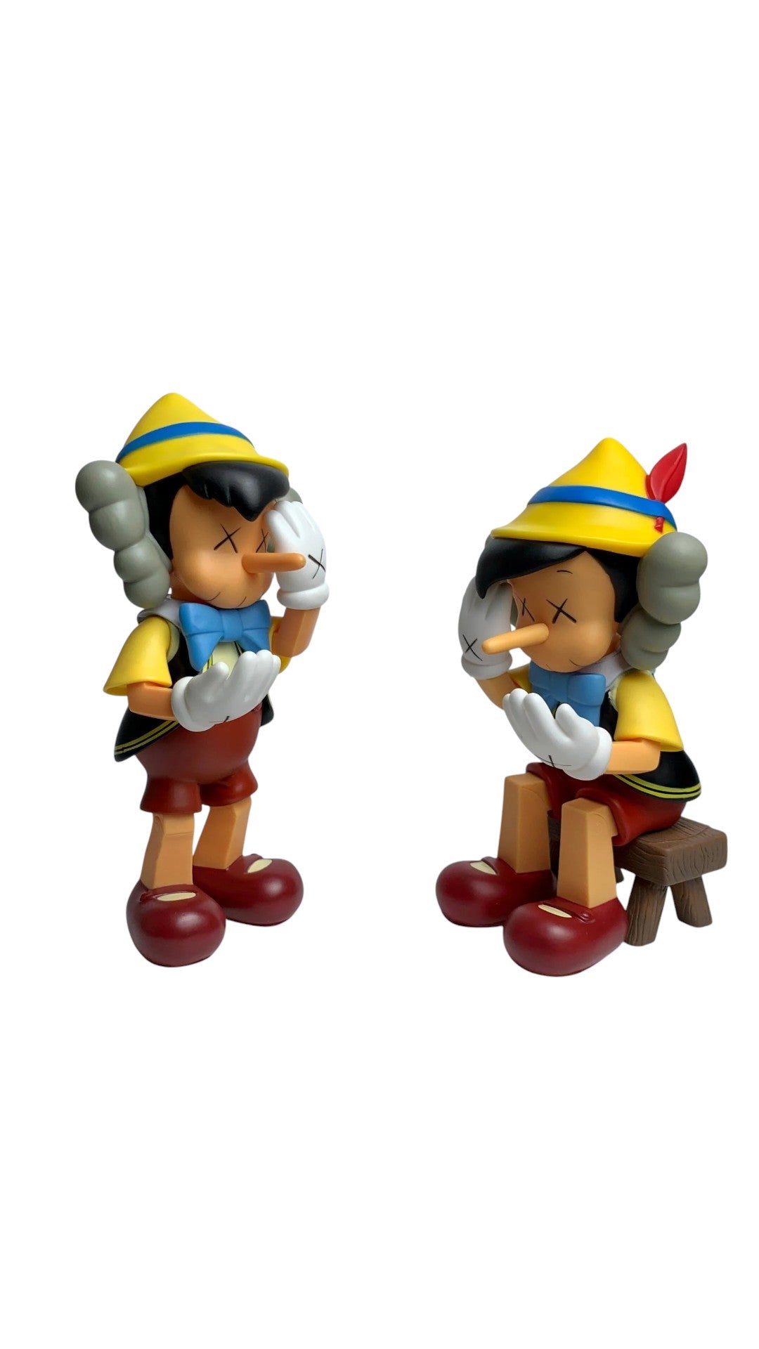 For Kaws【Pinocchio & Jiminy Cricket】Vinyl Figure image 0