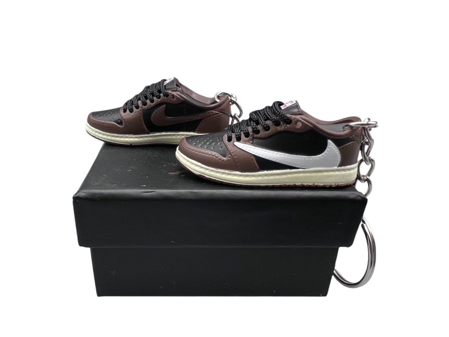 【Travis Scott Mocha 】Jordan 1 Shoe Keychain image 0