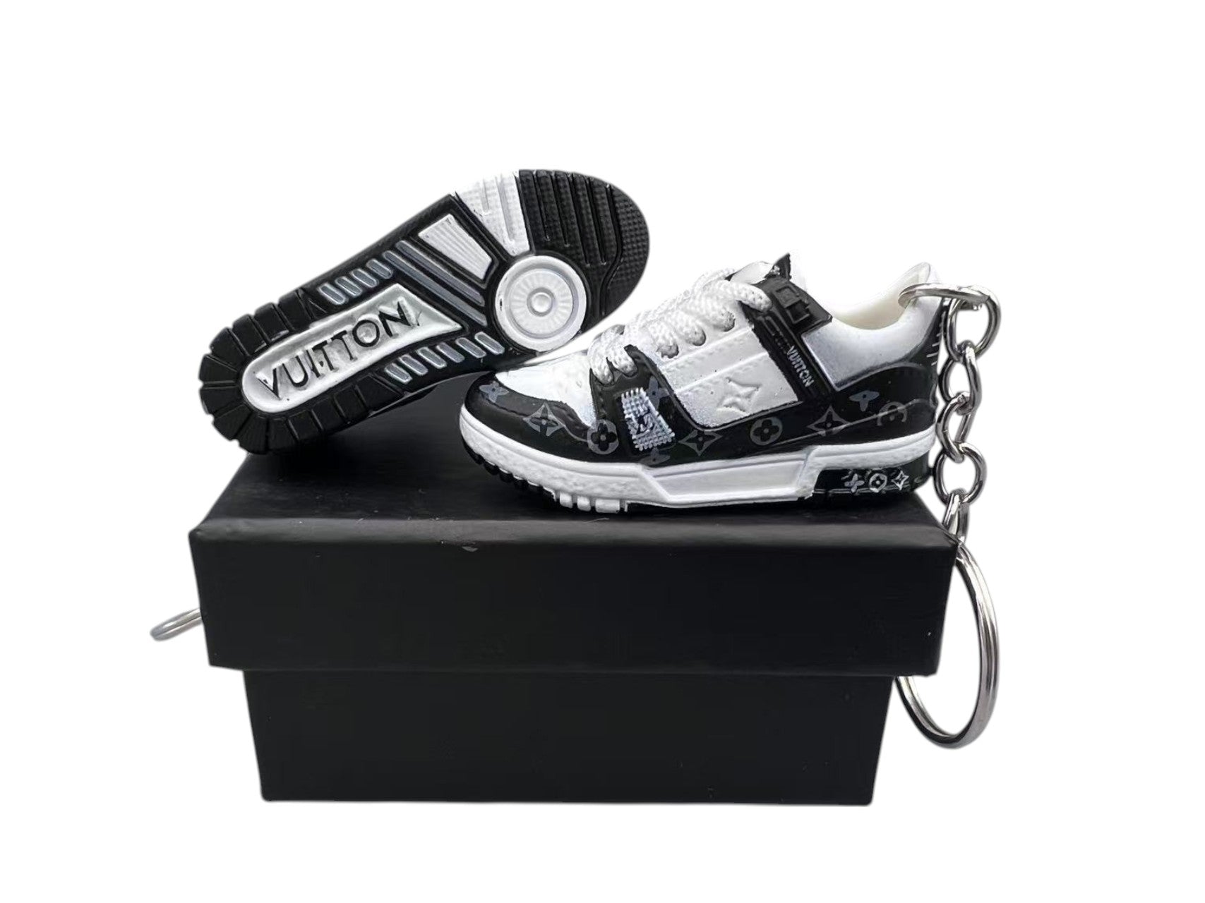 【White Black】Trainer Sneaker Low image 0