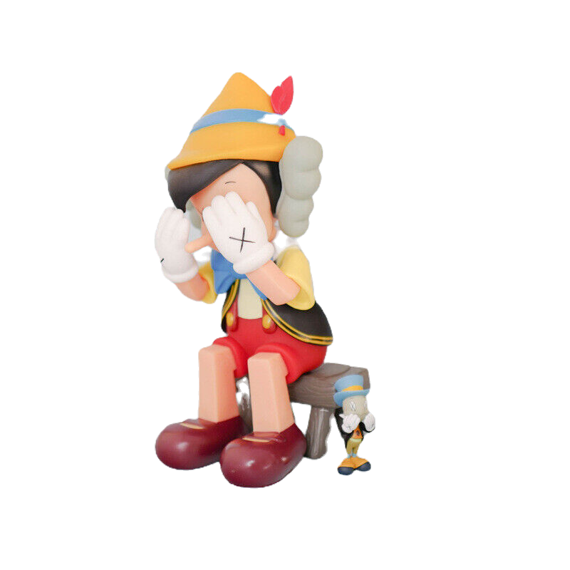 For Kaws【Pinocchio & Jiminy Cricket】Vinyl Figure image 1