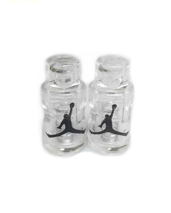 Nike Air Jordan VI Lace Locks Clear Base Black Jumpman image 0