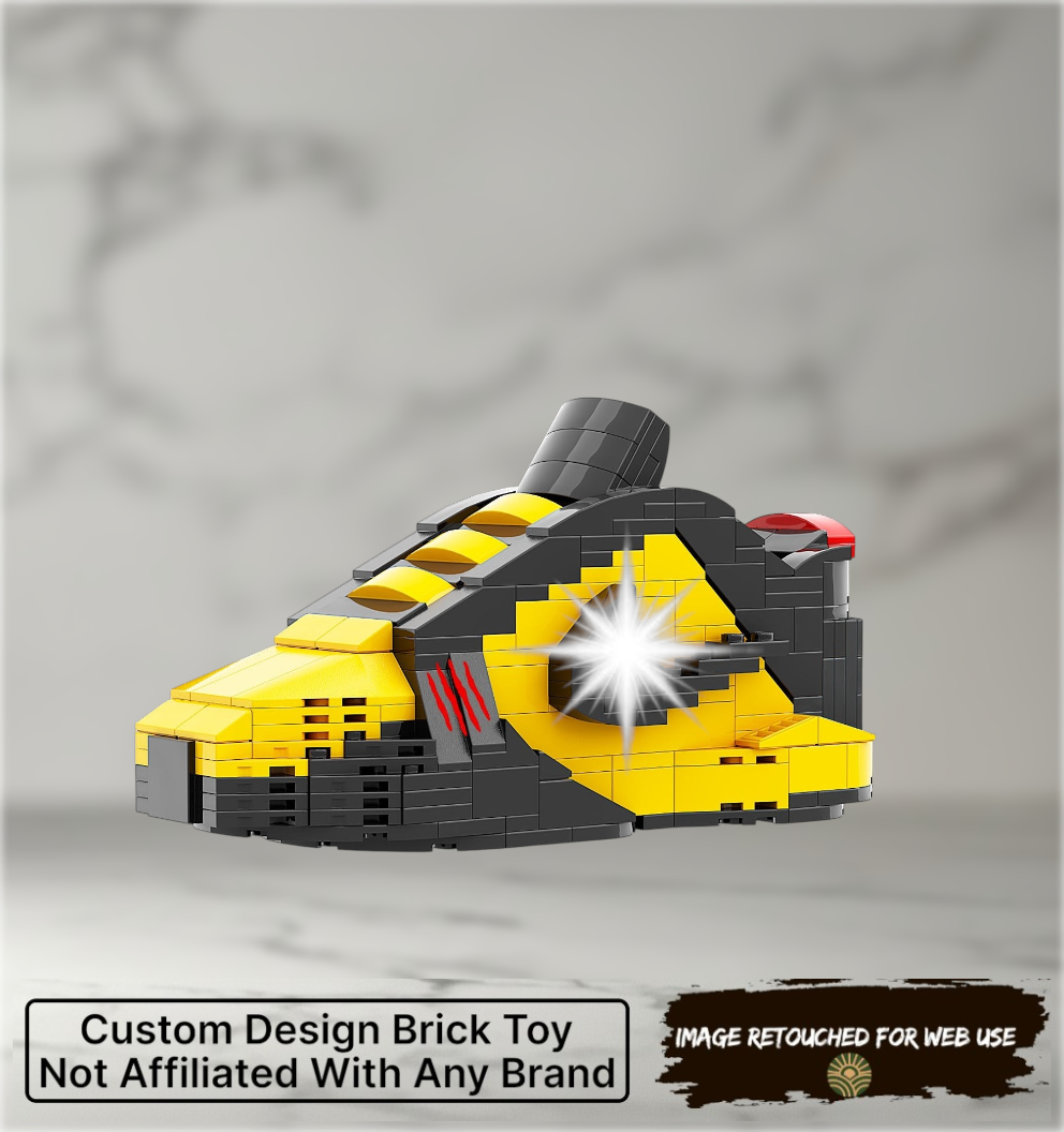 Artist Edition: Black Mamba Kobe Yellow/Black Bruce Lee Sneaker Bricks