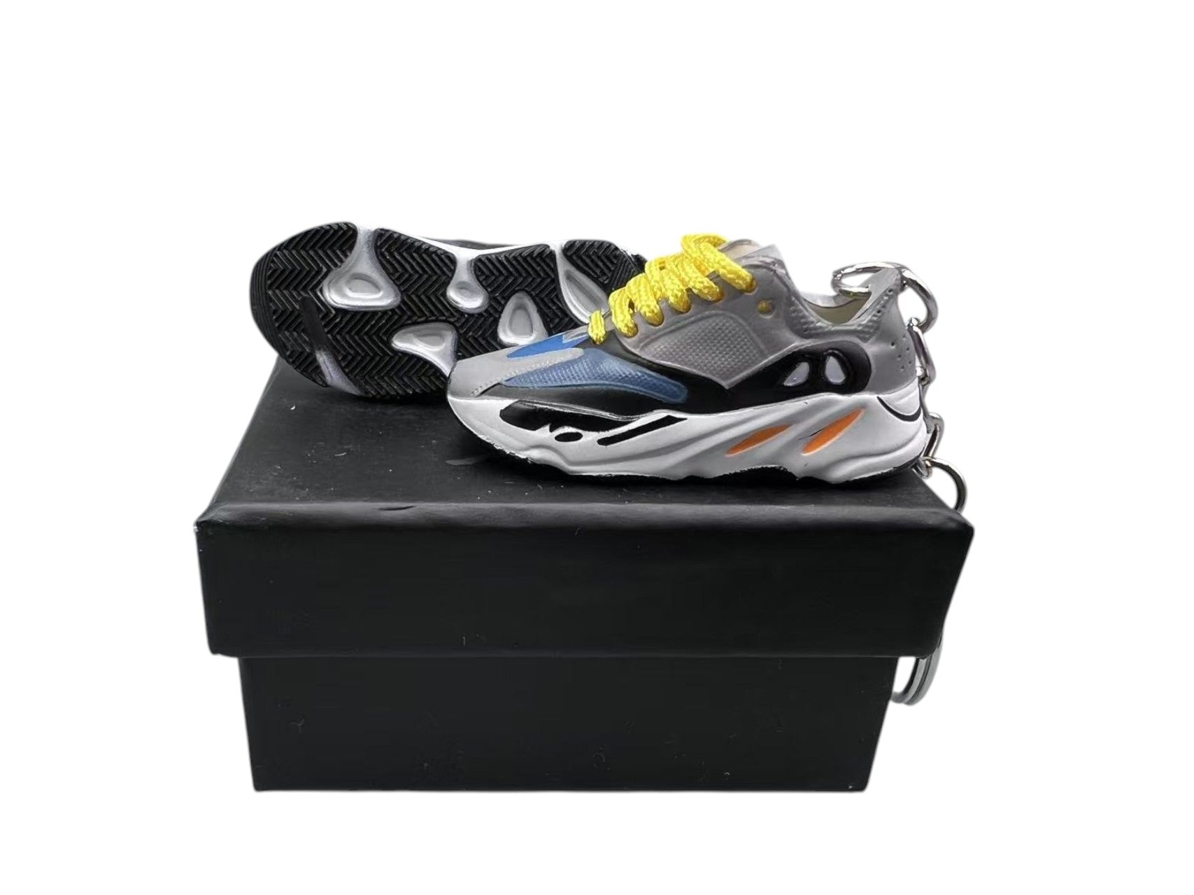 【Wave Runner 】YZY Yellow Lace Shoe Keychain image 0