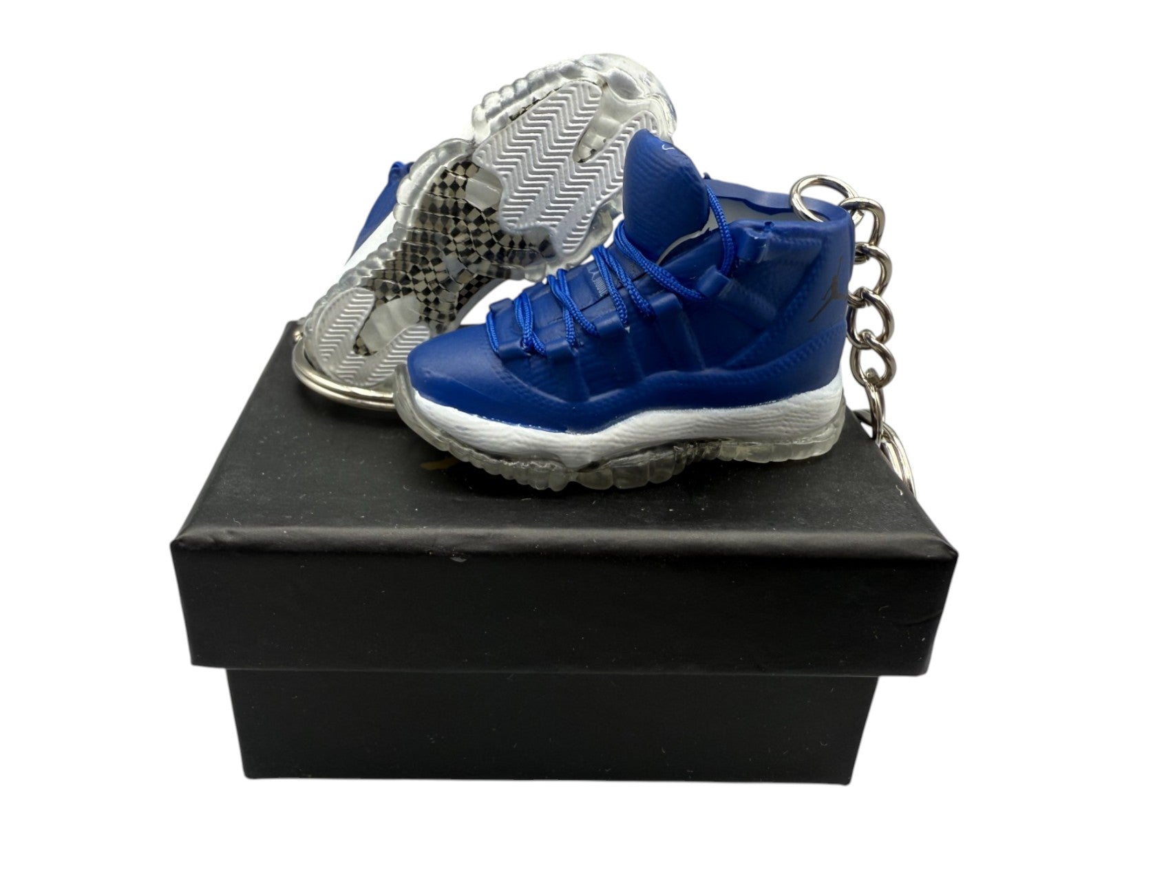 【Midnight Navy】Air Jordan 11 Shoe Keychain image 0