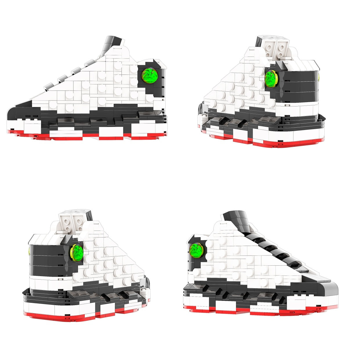 Artist Edition: AJ13 Panda Sneaker Bricks