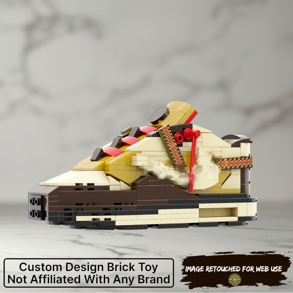 AM TS Inspired-Space Traveler Custom Sneaker Bricks Collectible Artist Edition Building Block Kit
