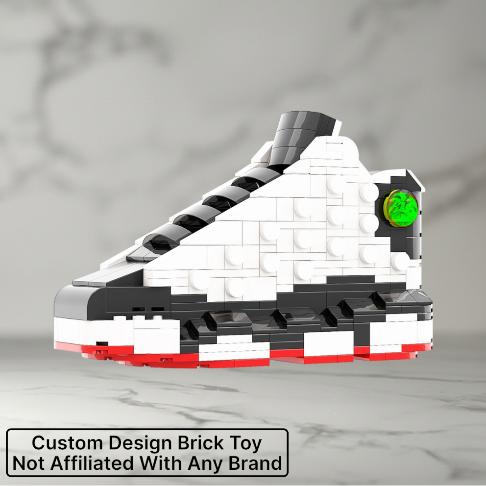 Artist Edition: AJ13 Panda Sneaker Bricks
