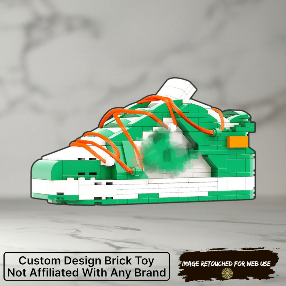 Artist Edition: Dunk Low Pine Green Sneaker Bricks