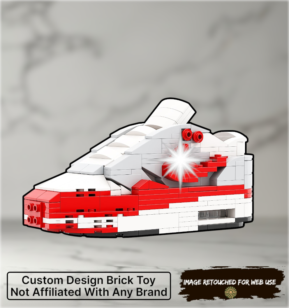 Artist Edition: Classic Air Max Red/White Sneaker Bricks