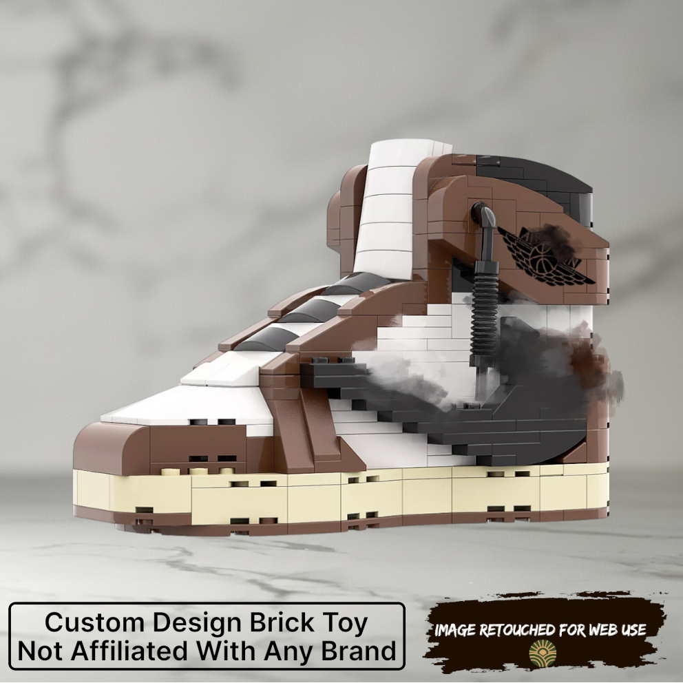 Artist Edition: AJ1 TS Mocha High Sneaker Bricks